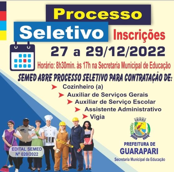 Leia mais sobre o artigo Guarapari abre Processo Seletivo para contratações de DT’s na Educação
