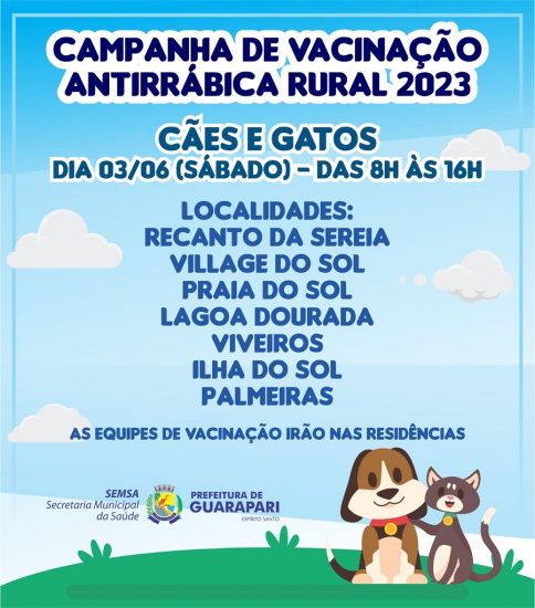 Leia mais sobre o artigo Guarapari inicia campanha de vacinação antirrábica neste sábado (03)