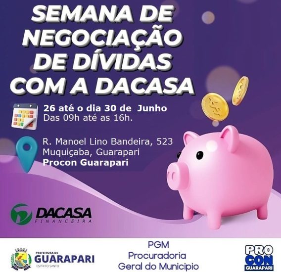 Leia mais sobre o artigo PROCON Guarapari promove Semana de Negociação de Dívidas