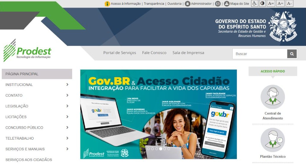 Leia mais sobre o artigo Prodest modifica autenticação em sites governamentais com foco em segurança