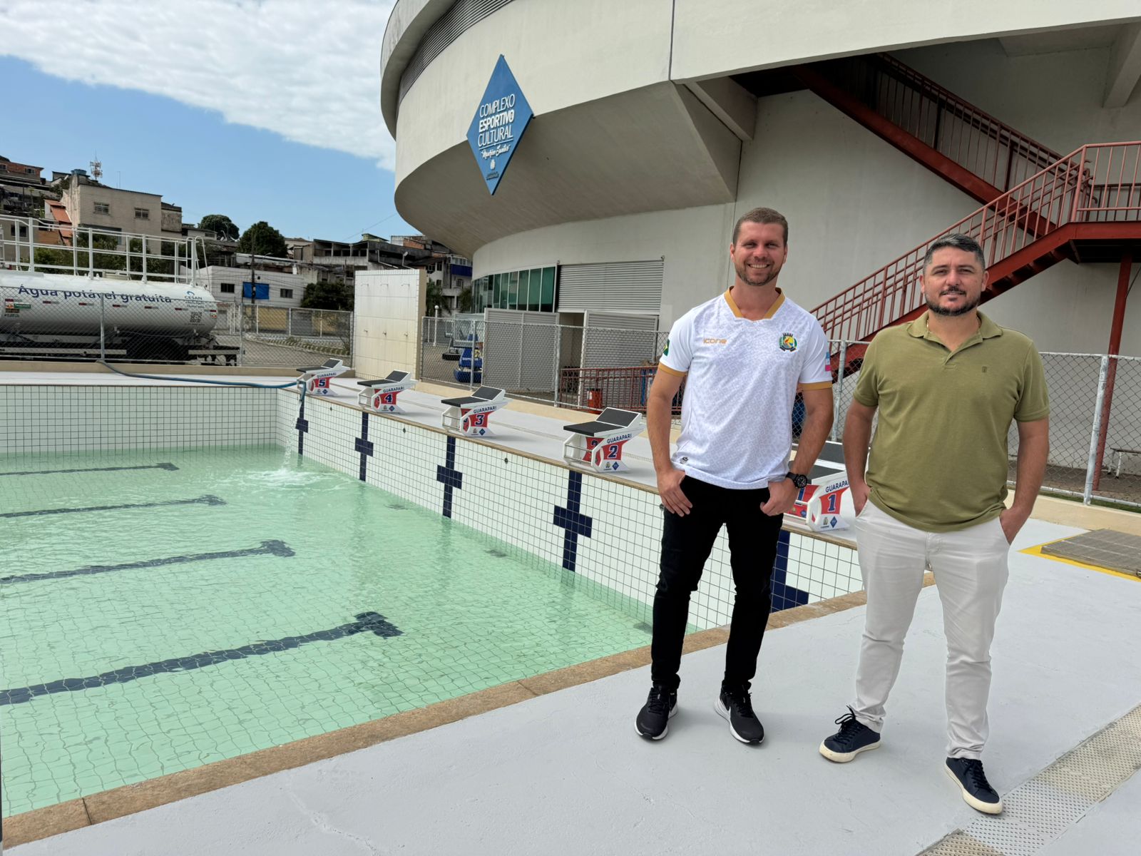 Leia mais sobre o artigo Piscina do Complexo é restaurada e ganha equipamento que potencializa o desempenho dos atletas