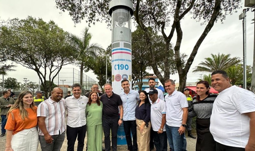 Leia mais sobre o artigo Governo do Estado inaugura Totem de Segurança em Novo Horizonte, na Serra
