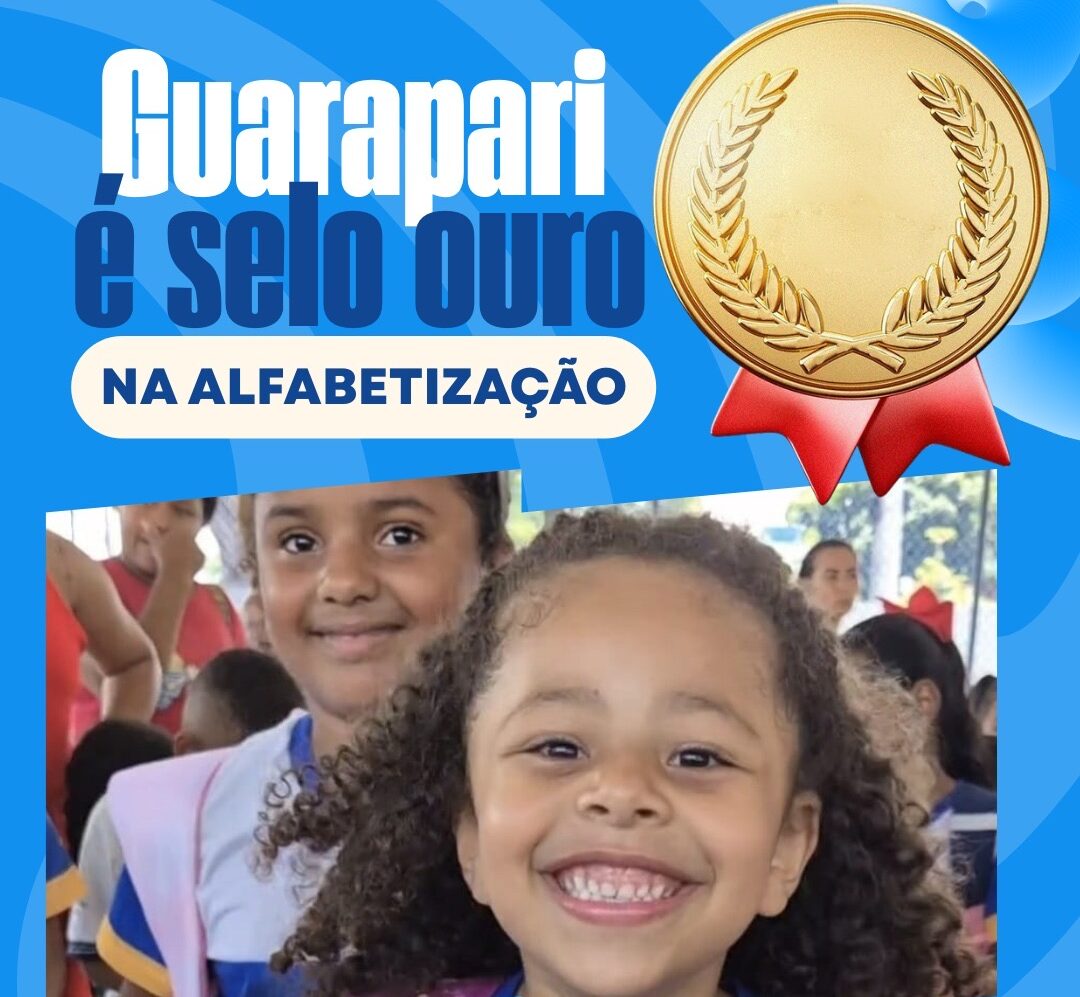 Guarapari conquista Selo Ouro na Alfabetização e se destaca no fortalecimento da educação