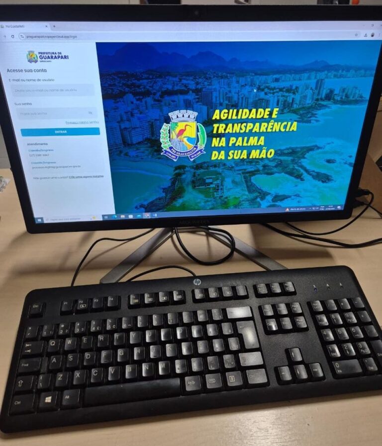 Fim da era do papel: Guarapari Digital moderniza a gestão pública e já soma mais de 37 mil processos eletrônicos