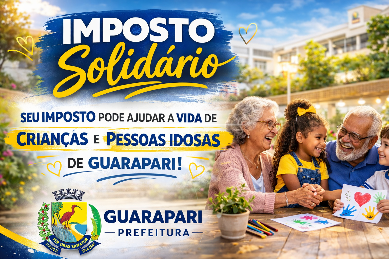 Leia mais sobre o artigo Imposto Solidário: contribuintes podem destinar parte do IR para projetos sociais em Guarapari