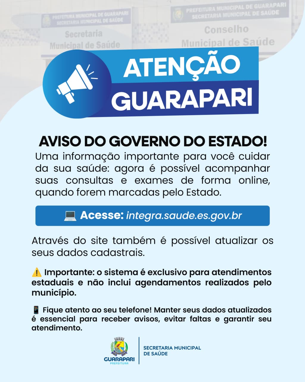 Prefeitura orienta população sobre acesso ao Integra Saúde Capixaba