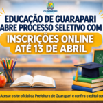 Educação de Guarapari abre Processo Seletivo com inscrições online até 13 de abril