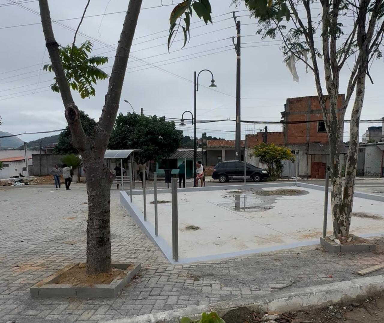Obra da Praça do Bairro São Gabriel entra na fase final e transforma realidade da comunidade