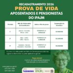 Recadastramento obrigatório do IPAJM: aposentados e pensionistas com prova de vida pendente devem regularizar situação