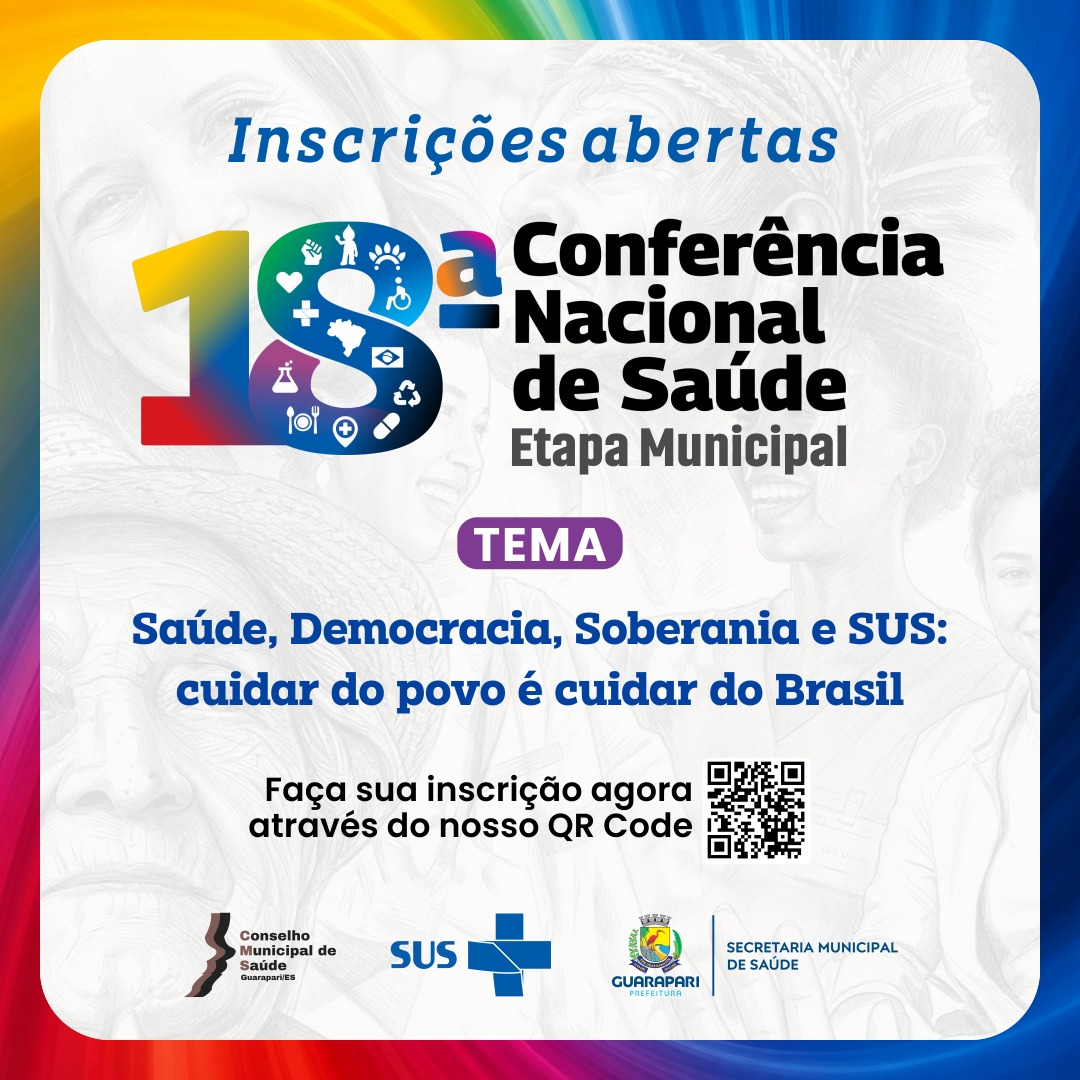 Guarapari abre inscrições para a Etapa Municipal da 18ª Conferência Nacional de Saúde
