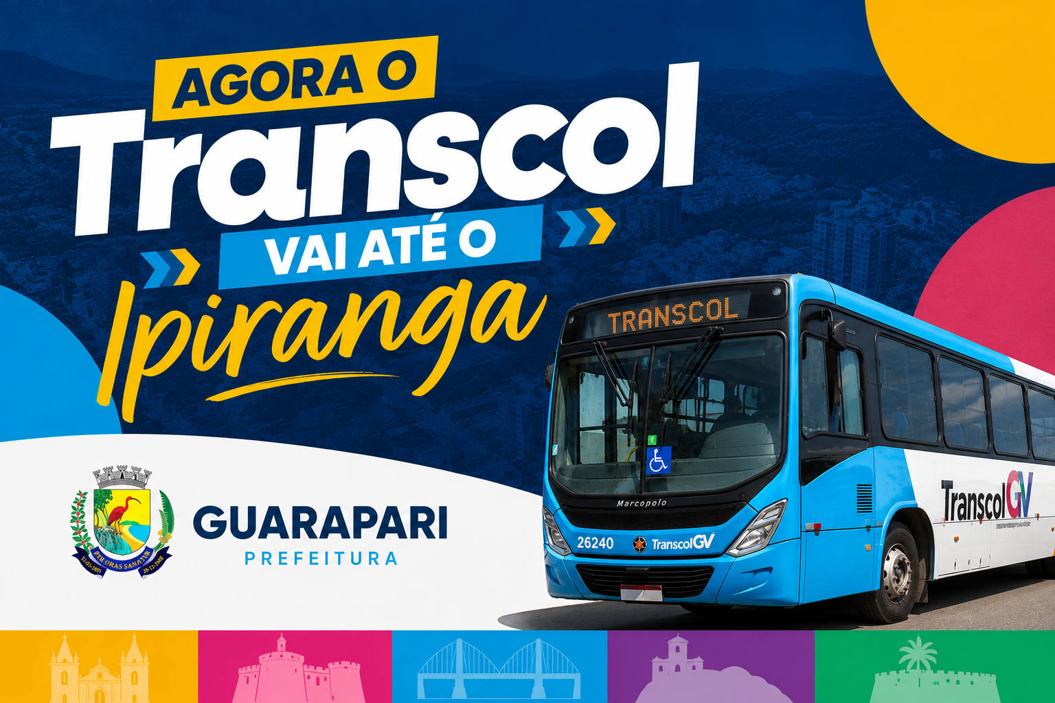 Leia mais sobre o artigo Segunda expansão do Transcol em 2026 amplia atendimento e reforça mobilidade em Guarapari