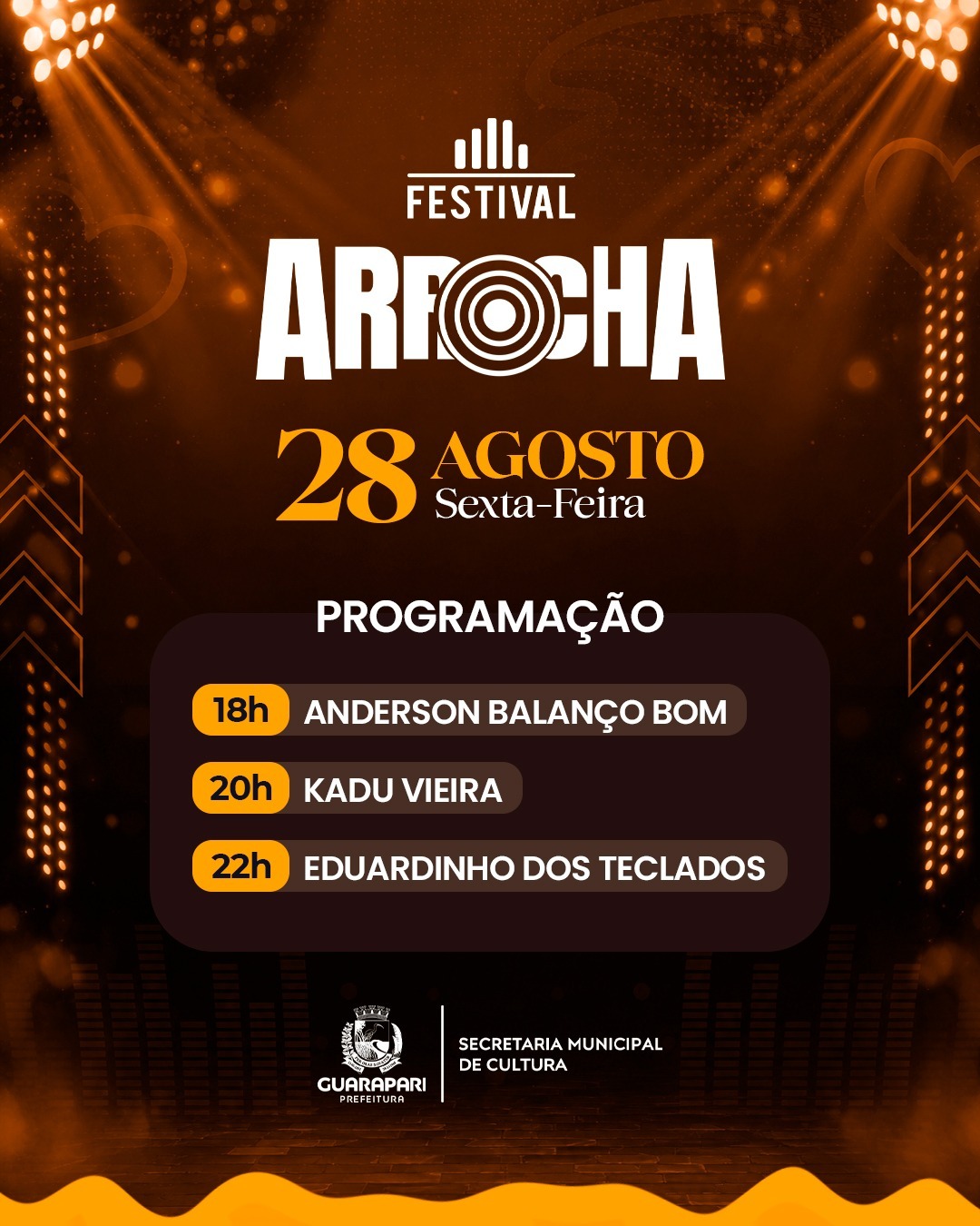 Guarapari realiza 1º Festival de Arrocha com seis atrações em dois dias de programação