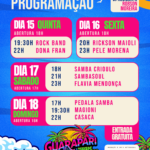 Guarapari Music Festival terá quatro dias de shows, gastronomia e lazer em outubro
